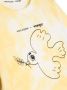 Mini Rodini x Wrangler Peace Dove T-shirt met tie-dye print Geel - Thumbnail 3