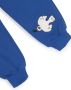 Mini Rodini x Wrangler Peace Dove trainingsbroek van biologisch katoen Blauw - Thumbnail 3