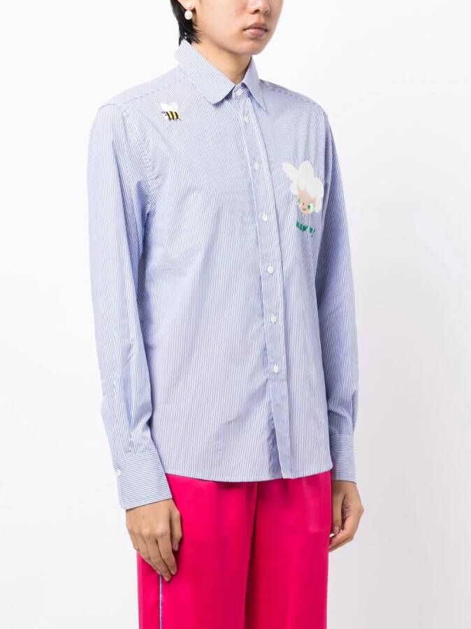 Mira Mikati Gestreepte blouse Blauw
