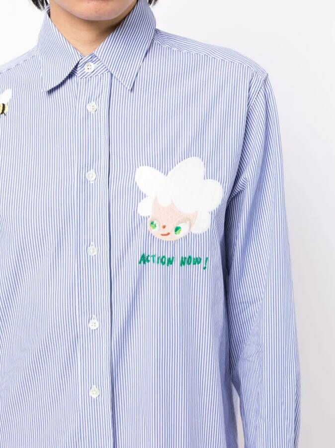 Mira Mikati Gestreepte blouse Blauw