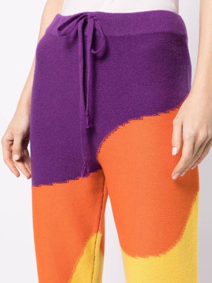 Mira Mikati Gestreepte broek Veelkleurig