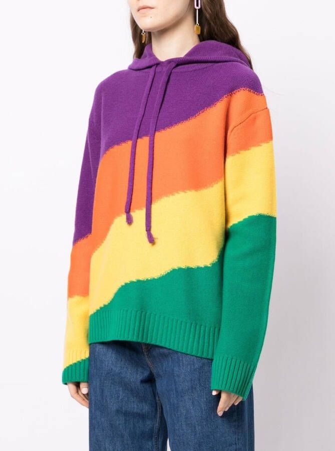 Mira Mikati Gestreepte hoodie Veelkleurig