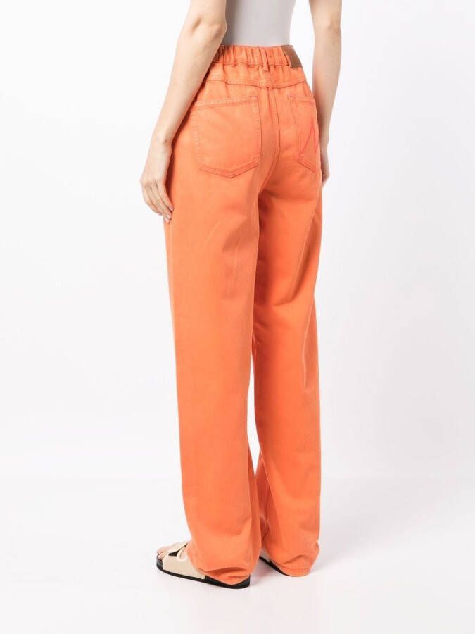 Mira Mikati High waist jeans Oranje