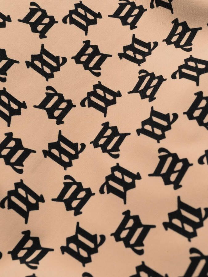 MISBHV Badpak met monogramprint Beige