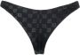 MISBHV Bikinislip met monogram patroon Zwart - Thumbnail 2
