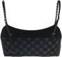 MISBHV Bikinitop met monogram Zwart - Thumbnail 2
