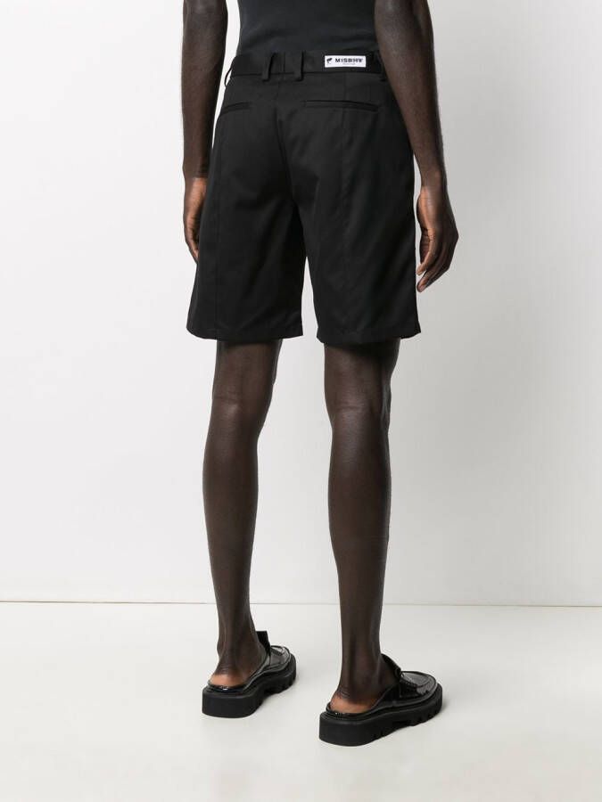 MISBHV Cargo shorts met patchdetail Zwart