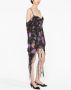 MISBHV Mini-jurk met bloemenprint Zwart - Thumbnail 3