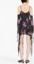 MISBHV Mini-jurk met bloemenprint Zwart - Thumbnail 4