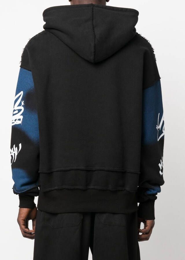 MISBHV x UFO361 hoodie met print Zwart