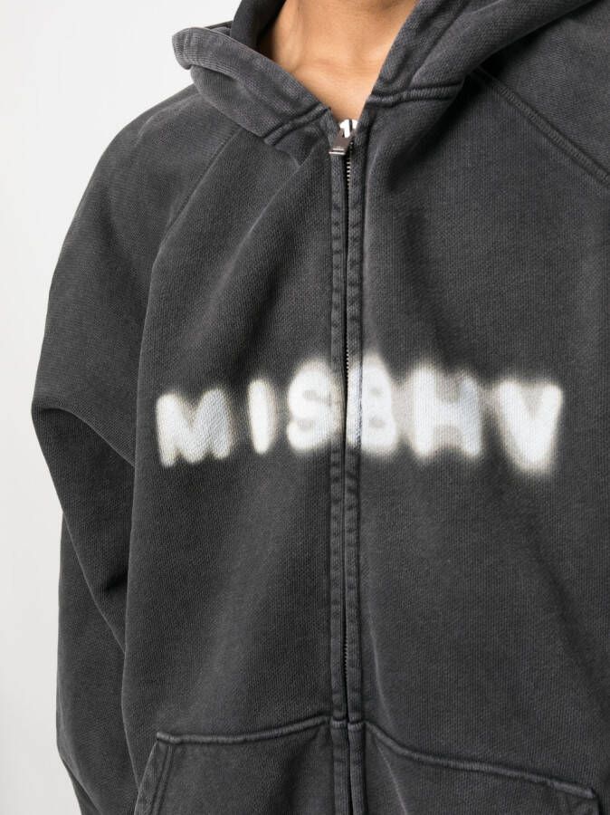 MISBHV Hoodie met logoprint Zwart