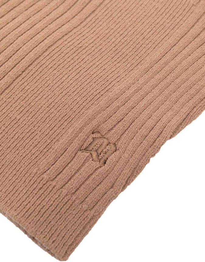 MISBHV Bivakmuts met geborduurd logo Beige