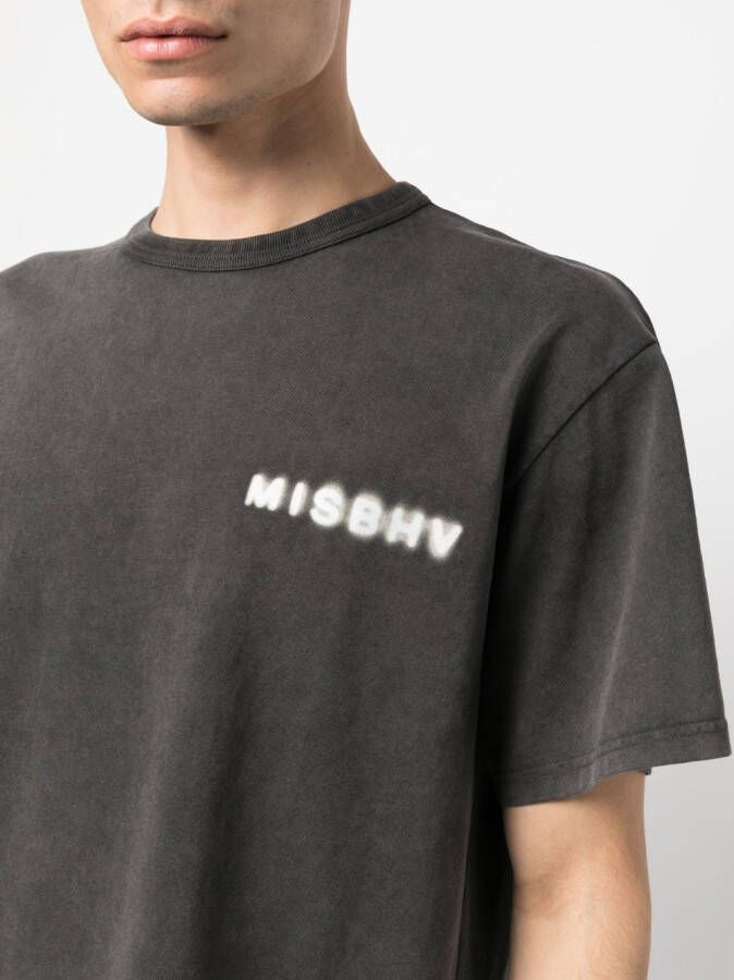 MISBHV T-shirt met logoprint Grijs