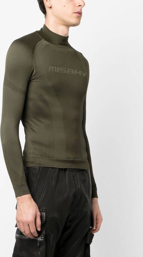 MISBHV T-shirt met logoprint Groen