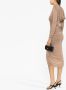MISBHV Midi-jurk met capuchon Bruin - Thumbnail 3