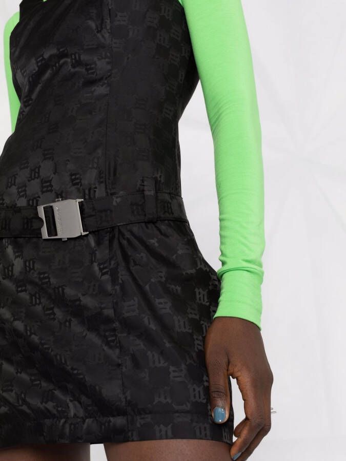 MISBHV Mini-jurk met jacquard Zwart