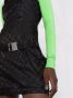 MISBHV Mini-jurk met jacquard Zwart - Thumbnail 3