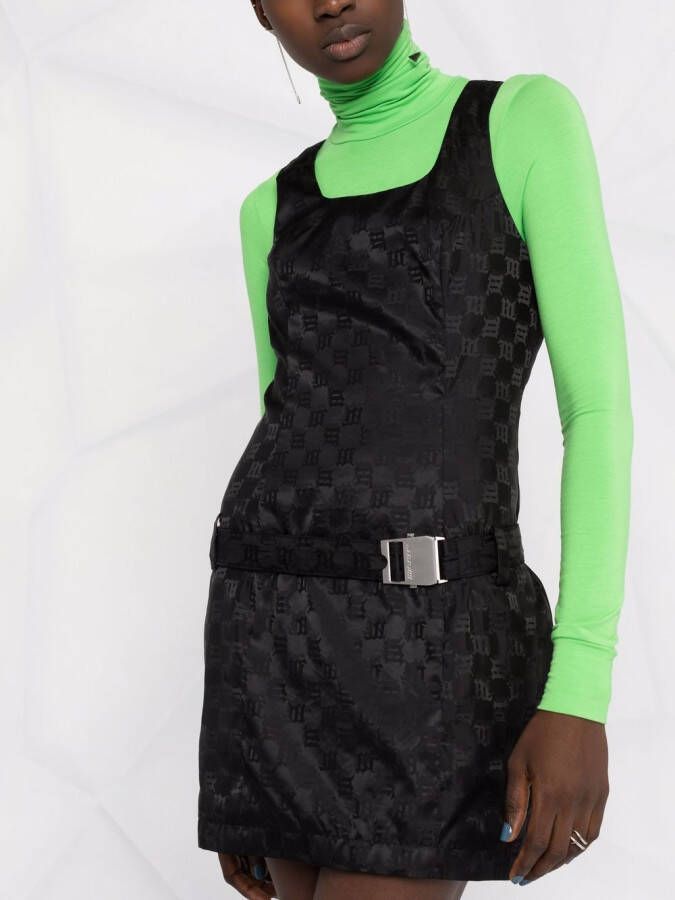 MISBHV Mini-jurk met jacquard Zwart