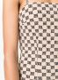 MISBHV Mini-jurk met monogramprint Beige - Thumbnail 5