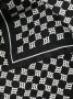 MISBHV Sjaal met monogram Zwart - Thumbnail 3