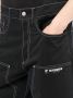 MISBHV Shorts met contrasterend stiksel Zwart - Thumbnail 5