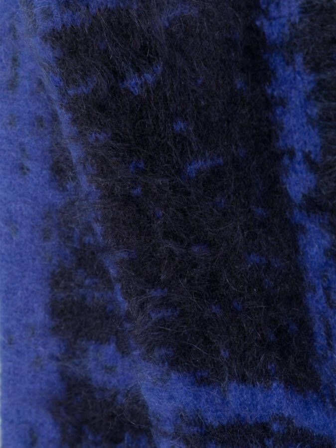 MISBHV Sjaal met logo-intarsia Blauw