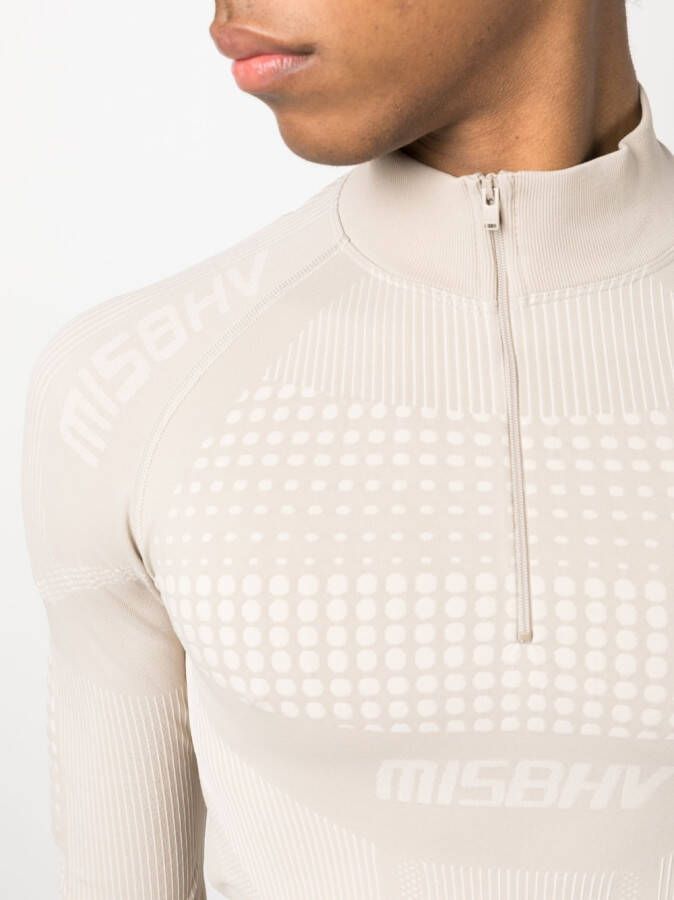 MISBHV T-shirt met lange mouwen Beige