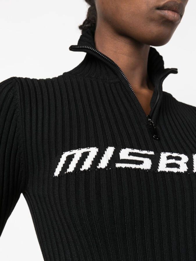 MISBHV Top met logo Zwart