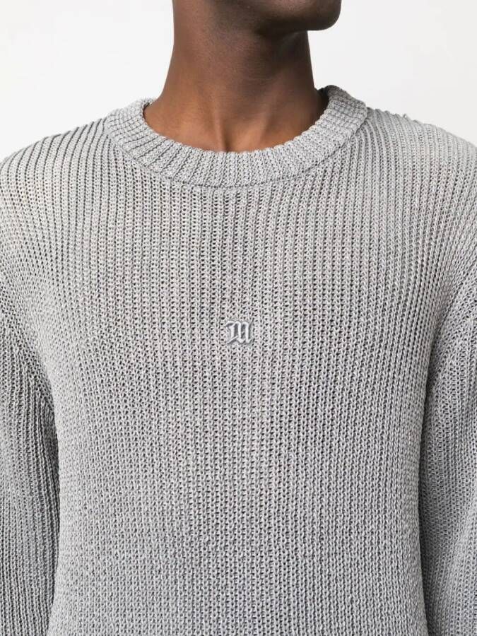 MISBHV Trui met logopatch Grijs