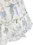 Miss Blumarine Jurk met bloe print Wit - Thumbnail 3