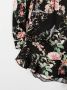 Miss Blumarine Jurk met bloe print Zwart - Thumbnail 3