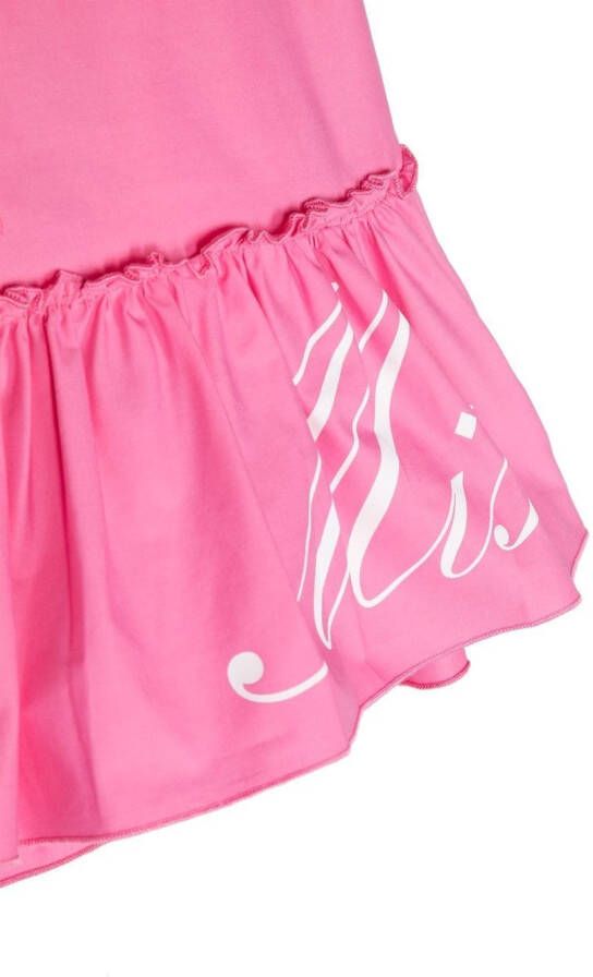 Miss Blumarine Jurk met ruche-detail Roze