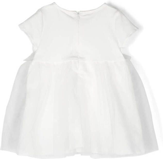 Miss Blumarine Jurk met ruches Wit