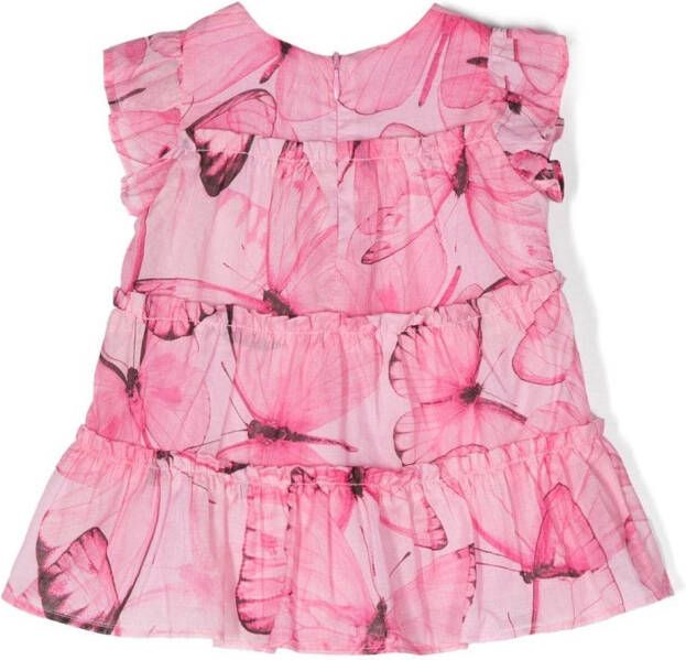 Miss Blumarine Rok met vlinderprint Roze