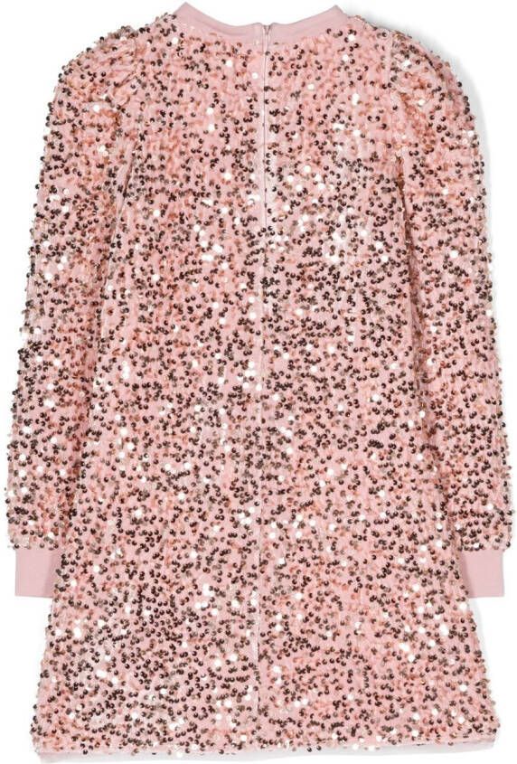Miss Blumarine Shiftjurk met pailletten Roze