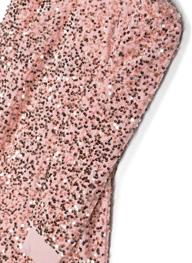 Miss Blumarine Shiftjurk met pailletten Roze