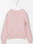 Miss Blumarine Sweater met geborduurd logo Roze - Thumbnail 2