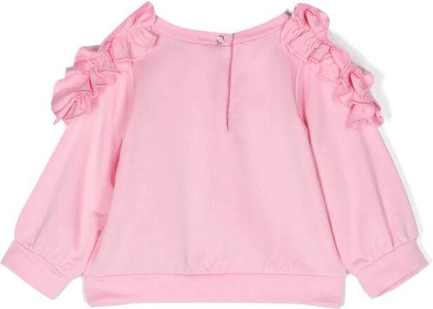 Miss Blumarine Sweater met logo Roze