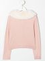 Miss Blumarine Vest met afwerking van imitatiebont Roze - Thumbnail 2
