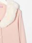 Miss Blumarine Vest met afwerking van imitatiebont Roze - Thumbnail 3