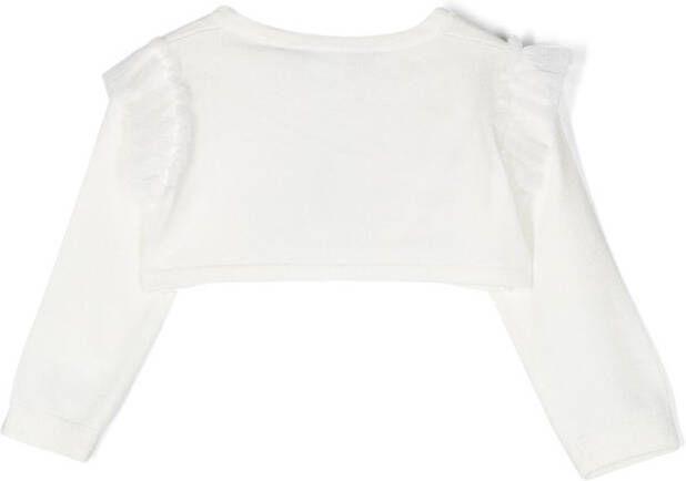 Miss Blumarine Vest verfraaid met logo Wit