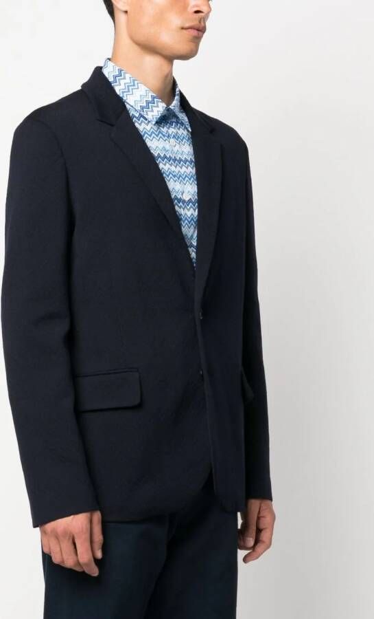 Missoni Blazer met enkele rij knopen Blauw