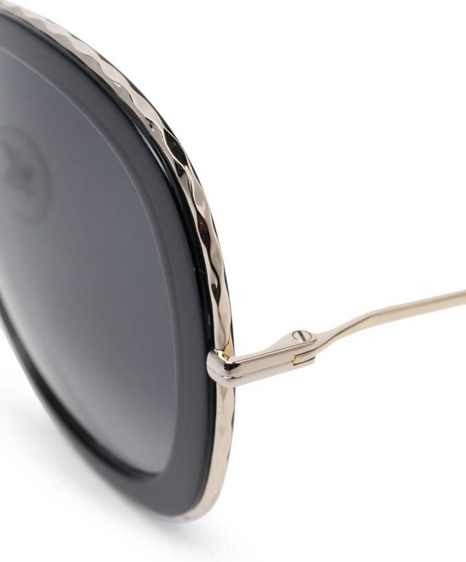 MISSONI EYEWEAR Zonnebril met oversized montuur Zwart