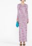 Missoni Gebreide jurk Roze - Thumbnail 2
