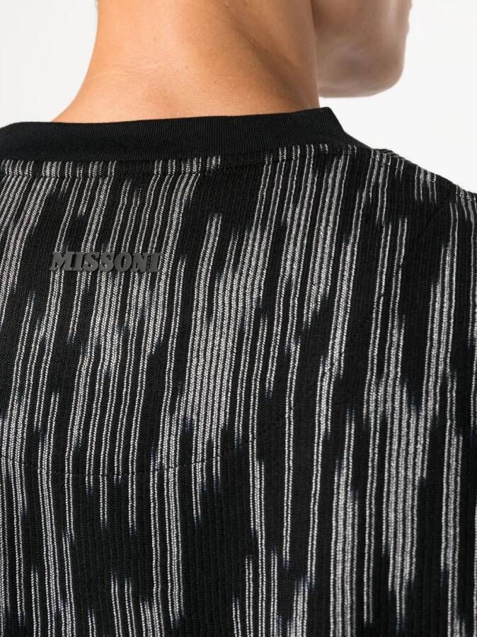Missoni Gestreept T-shirt Zwart
