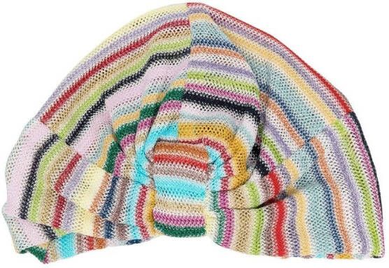 Missoni Gestreepte hoofdband Wit