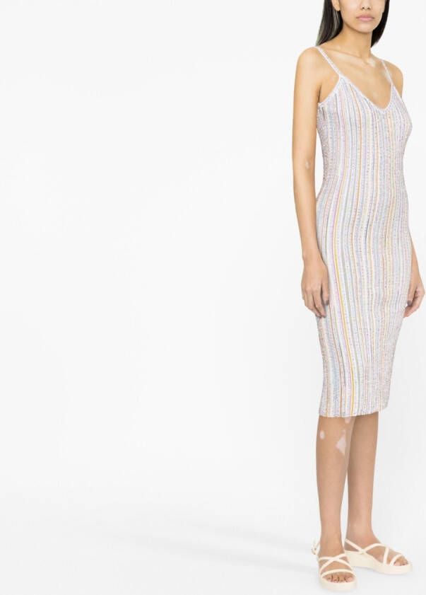 Missoni Jurk met glitter Wit