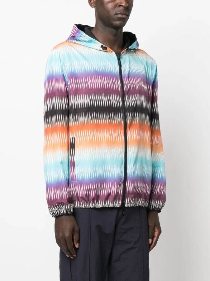 Missoni Jack met capuchon Blauw