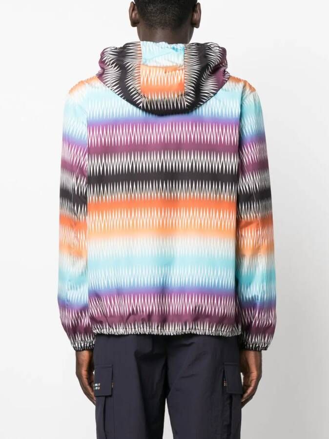 Missoni Jack met capuchon Blauw
