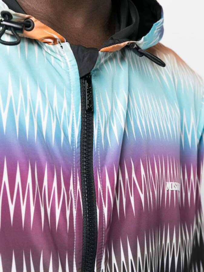 Missoni Jack met capuchon Blauw
